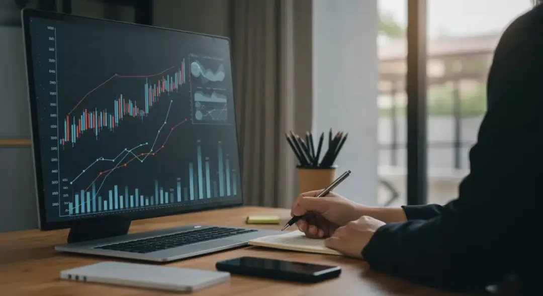 Financial advisor explaining investment strategies for 2026 portfolio rebalancing.