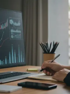 Financial advisor explaining investment strategies for 2026 portfolio rebalancing.