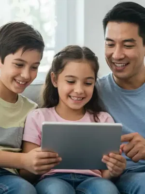 Happy family enjoying financial well-being with Child Tax Credit 2026