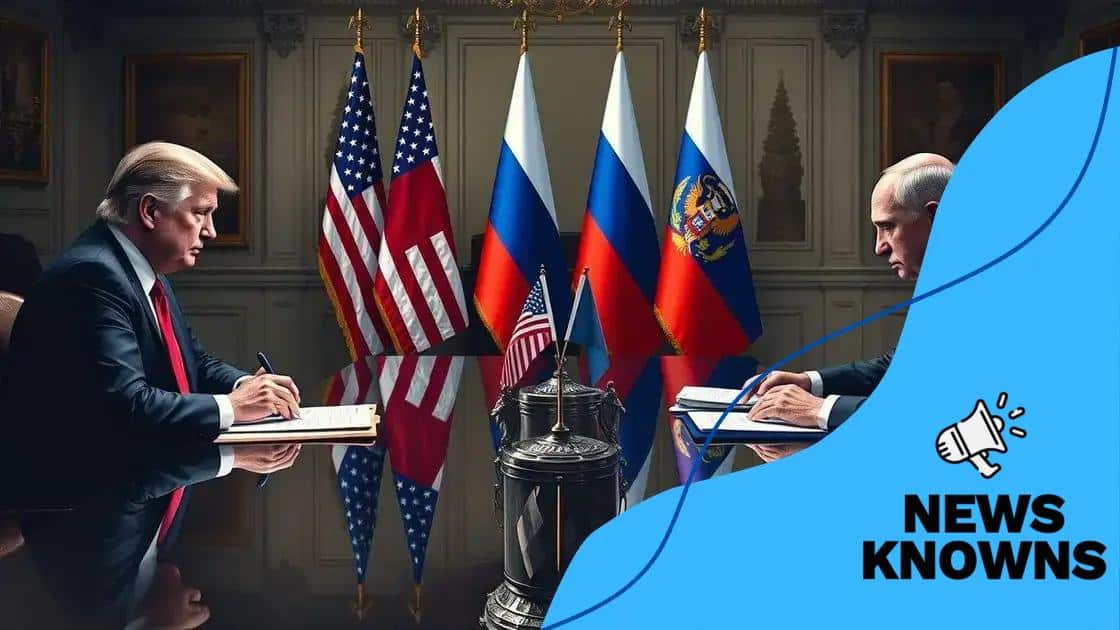 Recent developments in peace negotiations