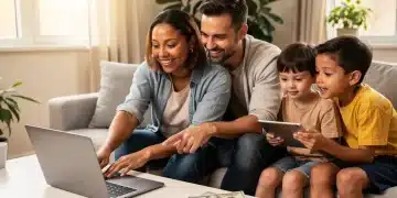 Family using internet with Emergency Broadband Benefit 2026